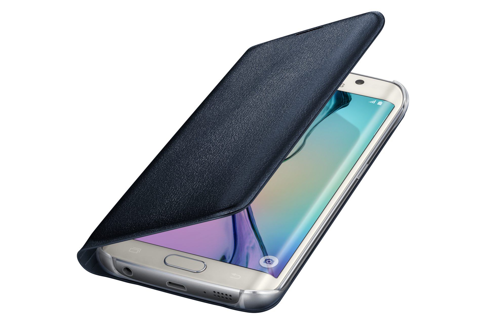 Etui à rabat Noir pour Galaxy S6 edge, Black  Samsung France