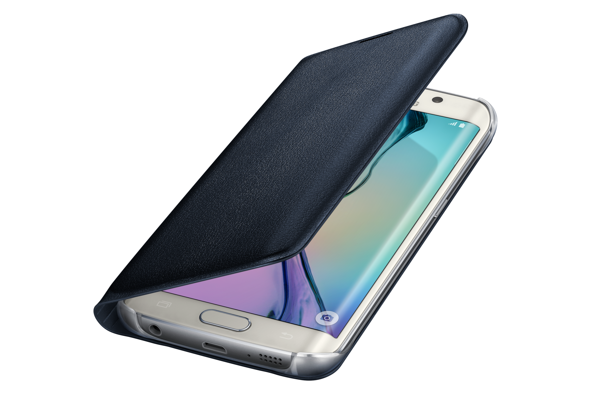 Etui à rabat Noir pour Galaxy S6 edge, Black  Samsung France
