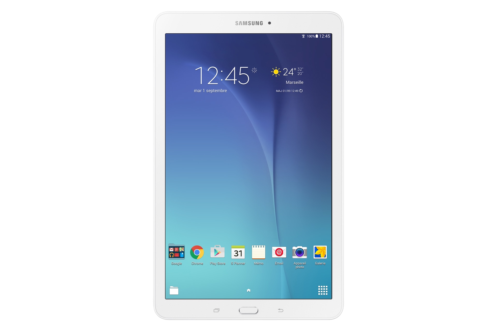 Galaxy Tab E 9,6, WiFi, Blanc  Samsung France