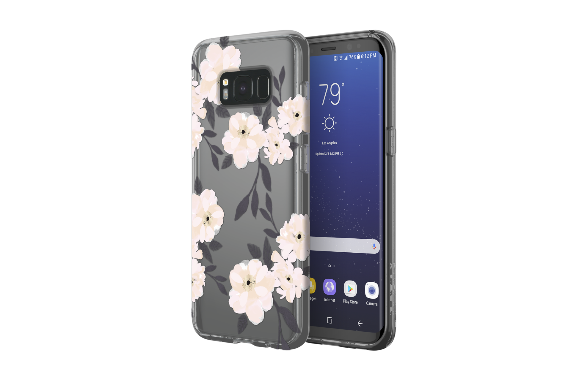 coque samsung s8 plus fleur