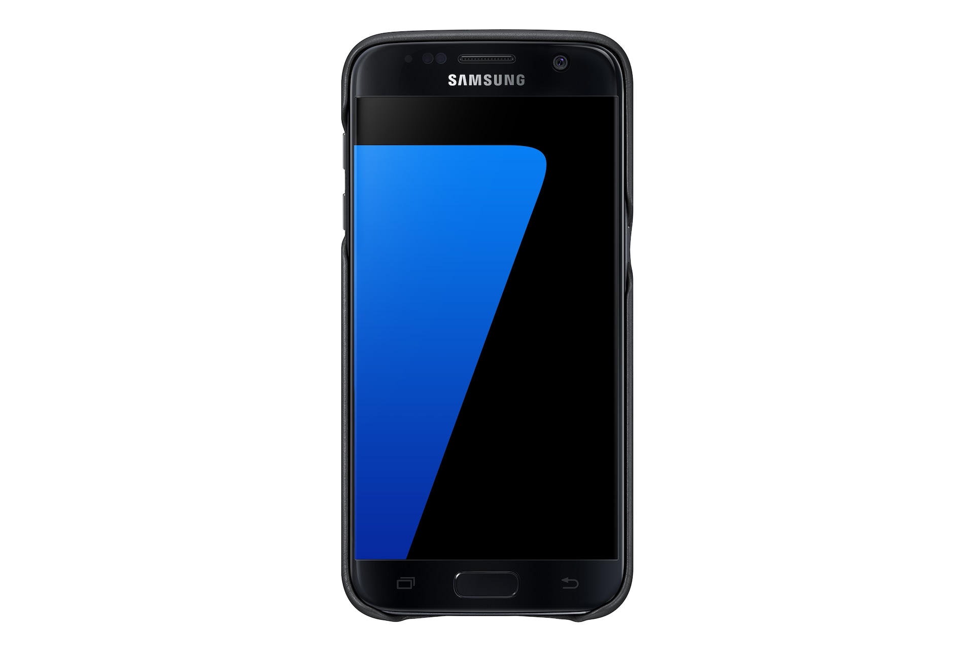 Coque Cuir Noir pour Galaxy S7, Black | Samsung France