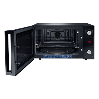 front-open-tray black