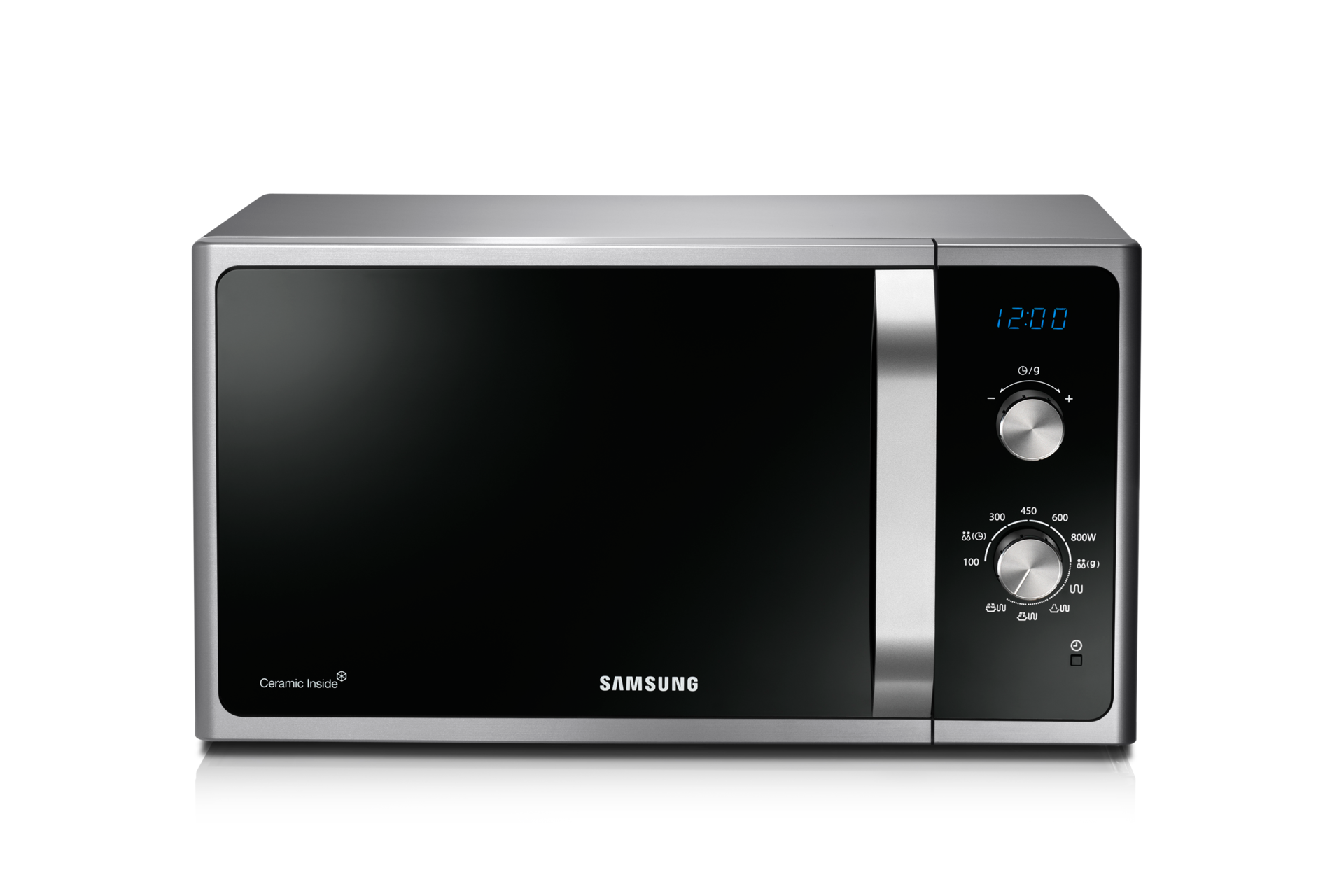 Microondes Gril 23L Silver Samsung MG23F301EFS Assistance Samsung FR