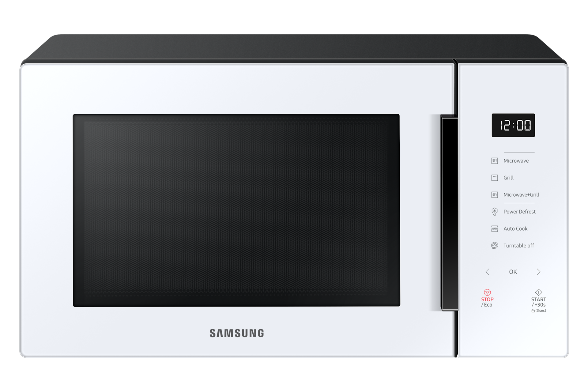 Micro-ondes Gril 30L Blanc Samsung - MG30T5018AW   - Shopping  et Courses en ligne, livrés à domicile ou au bureau, 7j/7 à la Réunion