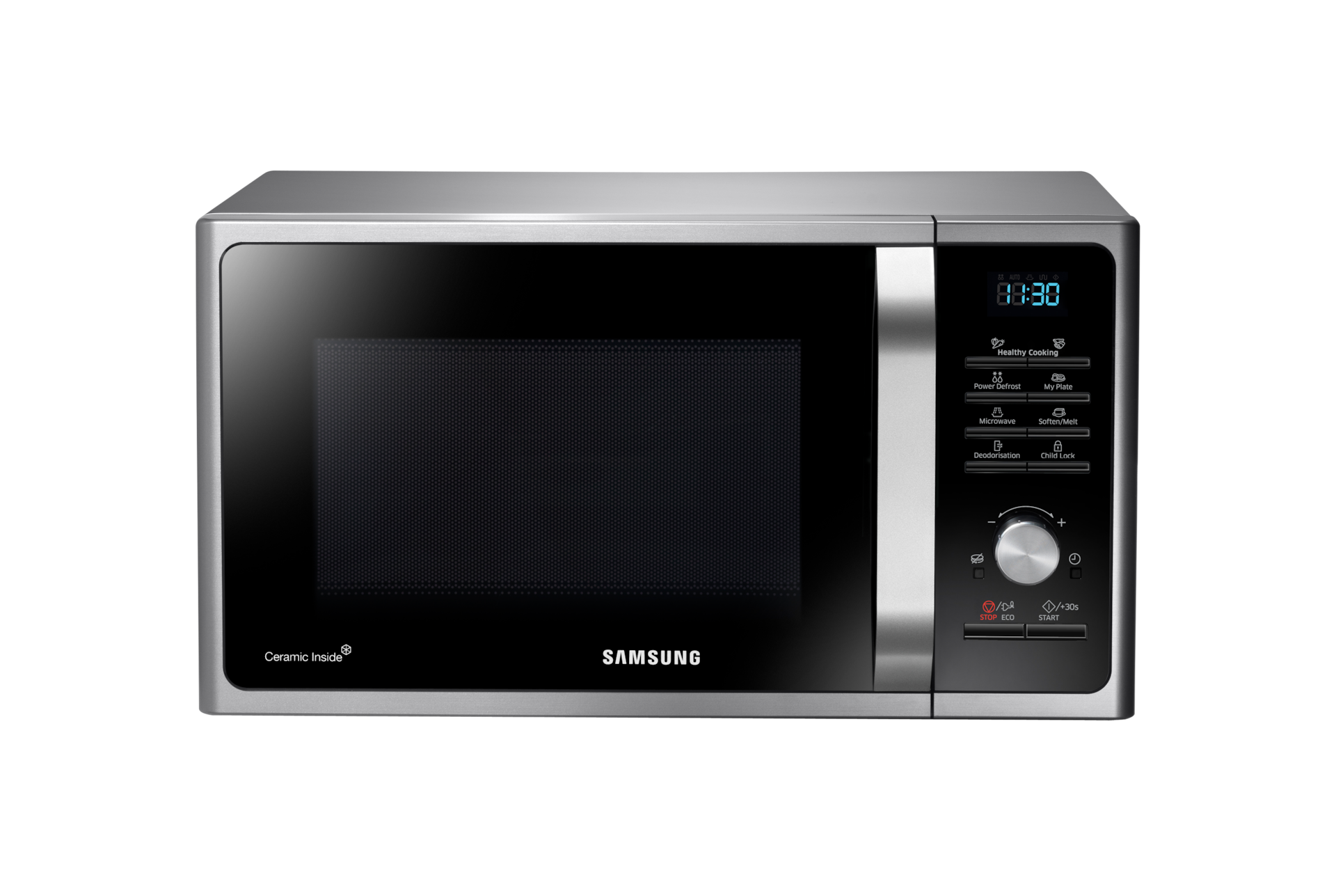 Micro-ondes Solo 28L Silver Samsung - MS28F303TFS