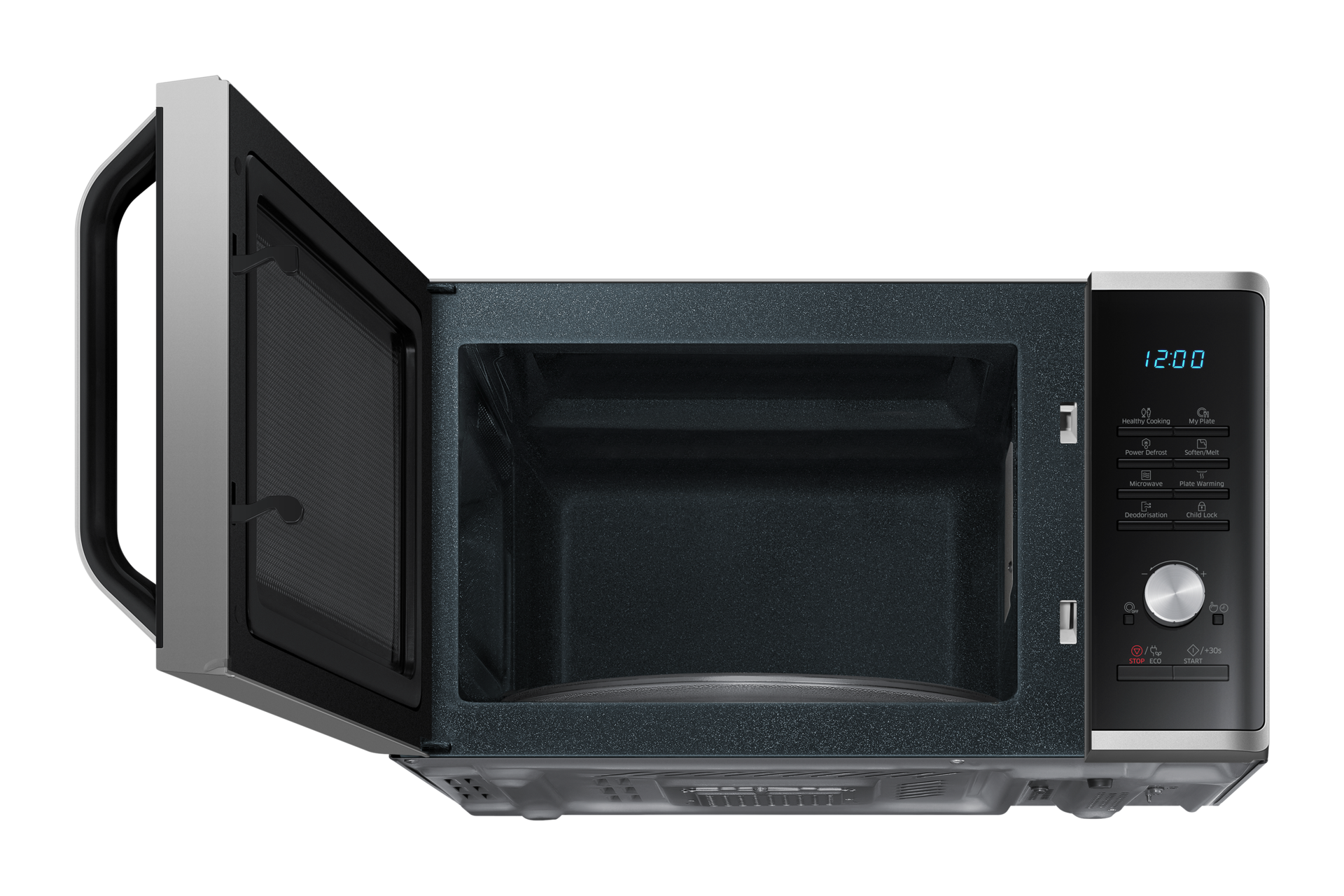 low-front-open silver