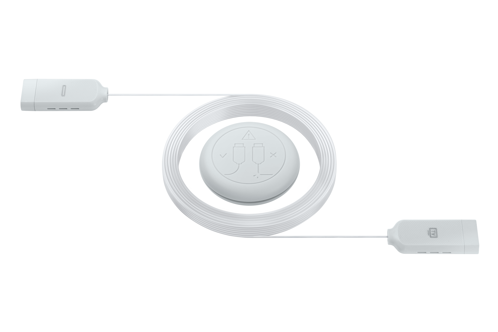 Accessoire pour TV Samsung Câble invisible fibre 15 m + Alimentation -  Connectique Audio / Vidéo