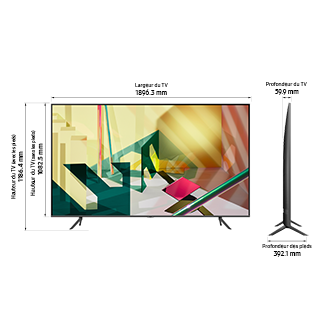 QE85Q70TATXXC dimensions