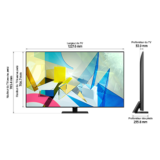 QE55Q80TATXXC dimensions