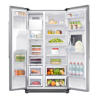 front-open-food silver