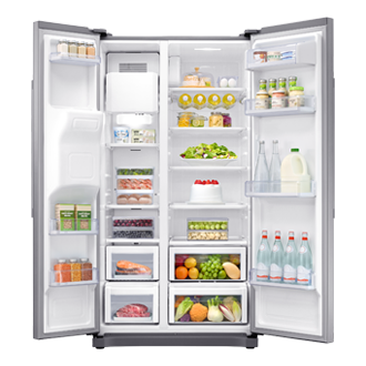 front-open-food silver