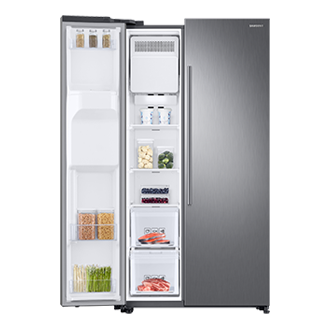 front-left-door-open-with-food titanum silver