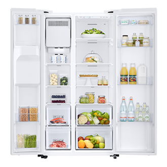 front-open-with-food white