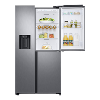 front-right-upper-open-with-food silver