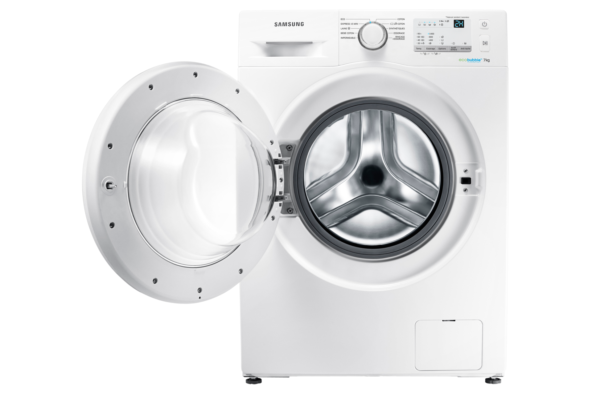 Samsung Lavelinge Eco Bubble 7 kg, WW70J3467KW1EF Samsung