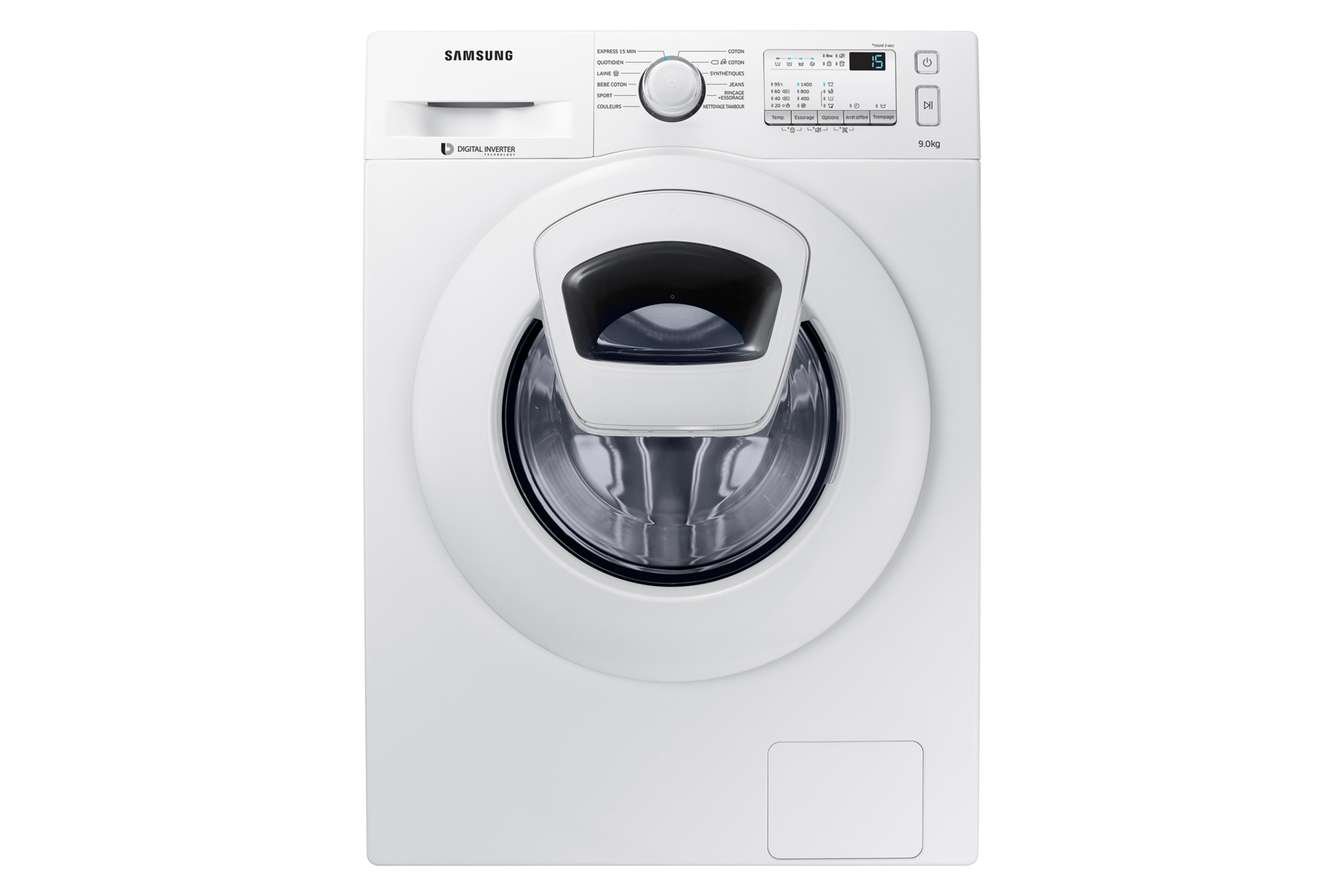 Lave-linge AddWash SAMSUNG 9kg - WW90T654DHE - Indice de Réparabilité