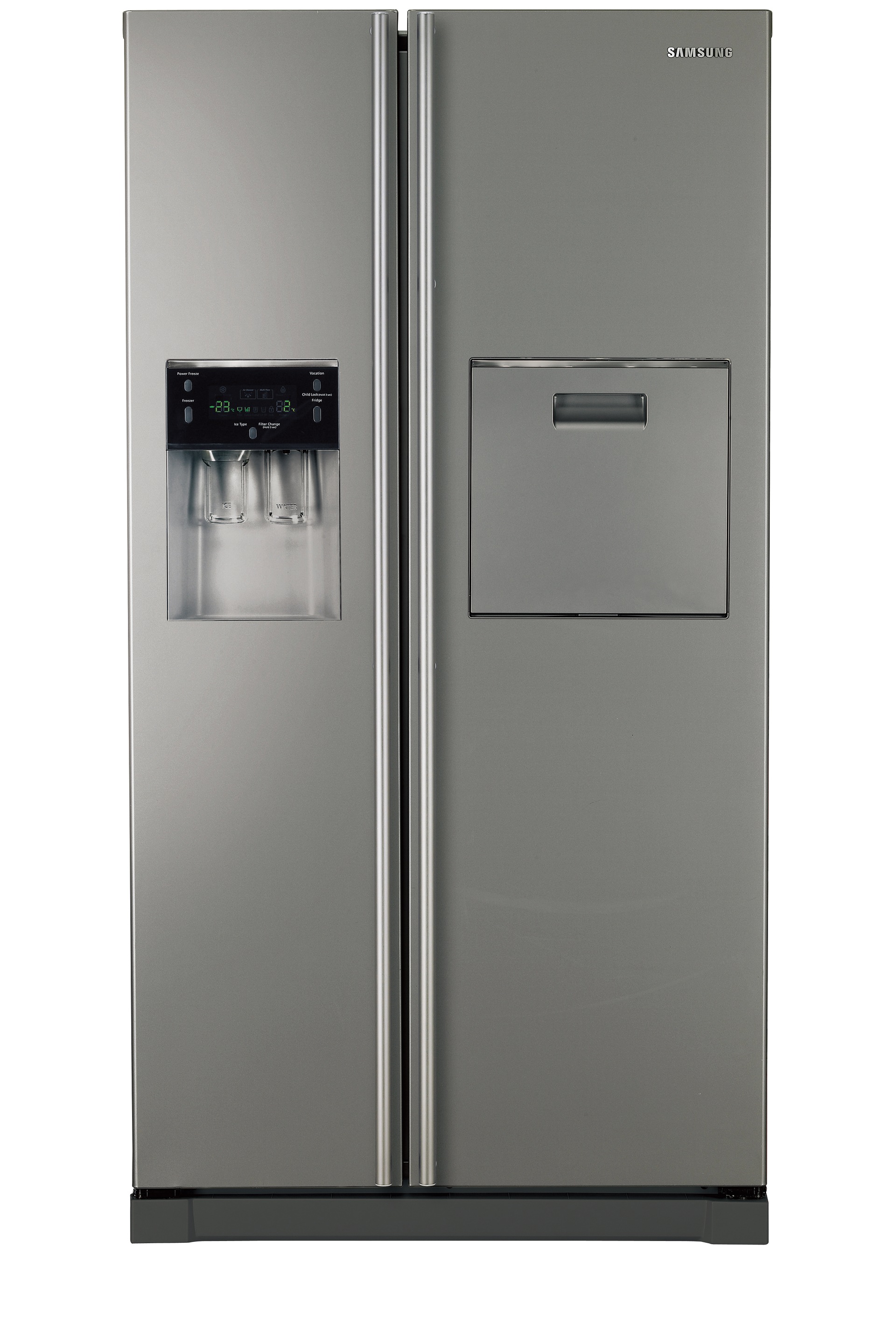  problème filtre frigo américain Samsung, icone