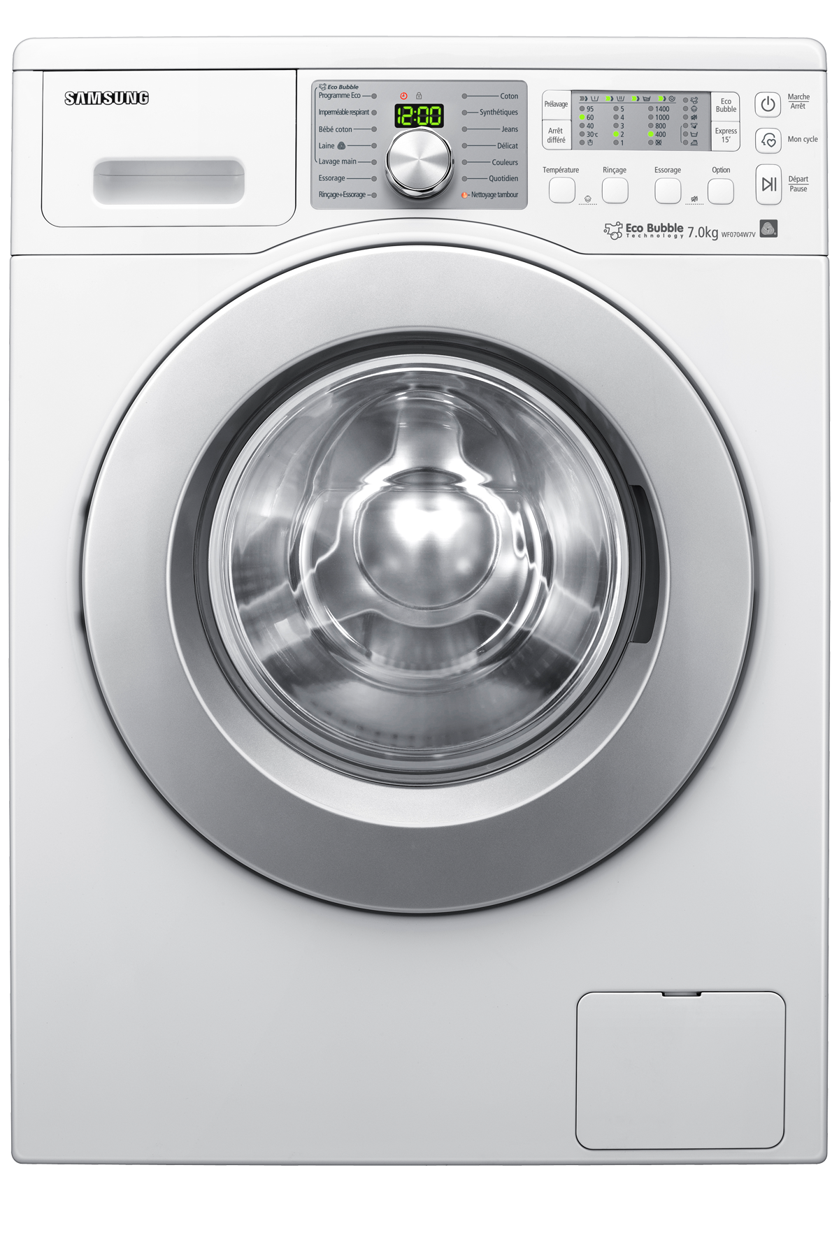 Samsung affiche en soldes son fameux lave-linge ecobubble™ et ça