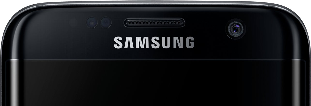 Обрезанное изображение Galaxy S7 Edge (вид спереди)