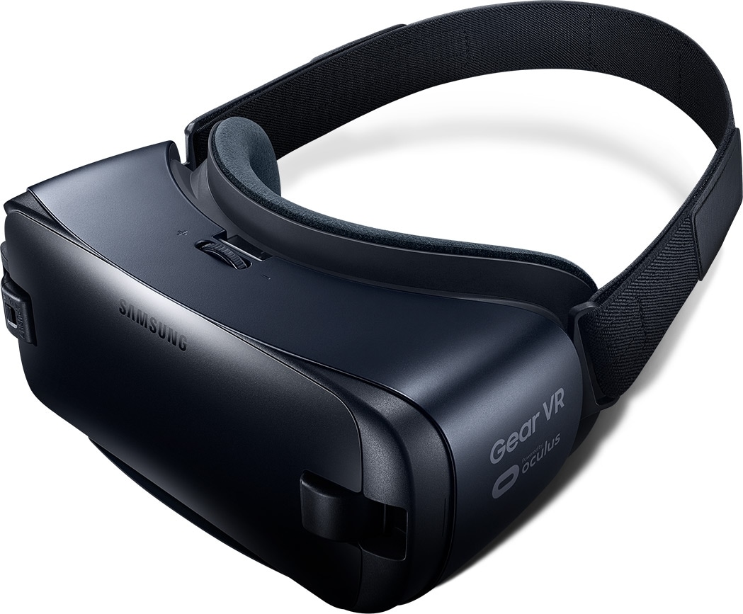 Casco realidad virtual samsung gear online vr blue back powered by oculus