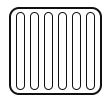 Icon for invisible heat vent