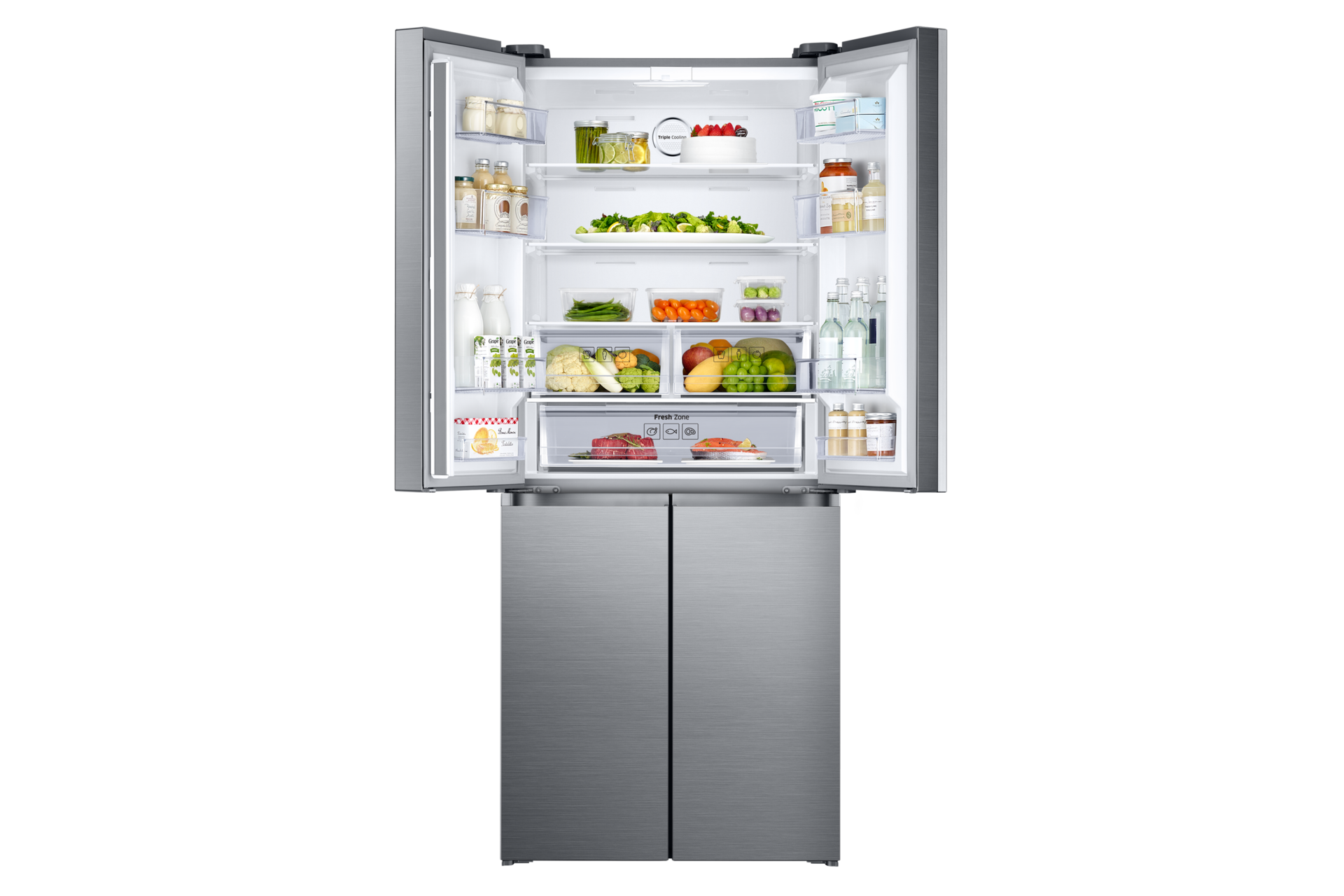 front-open-up silver