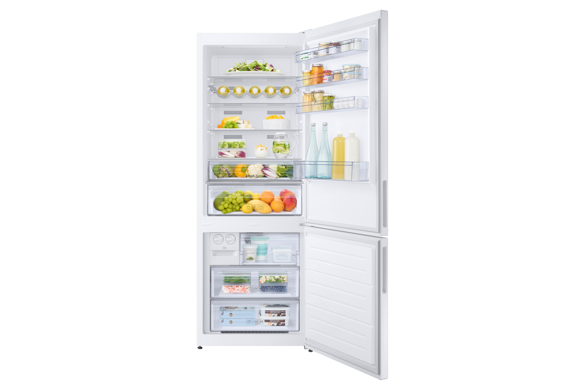 front-open-with-food White