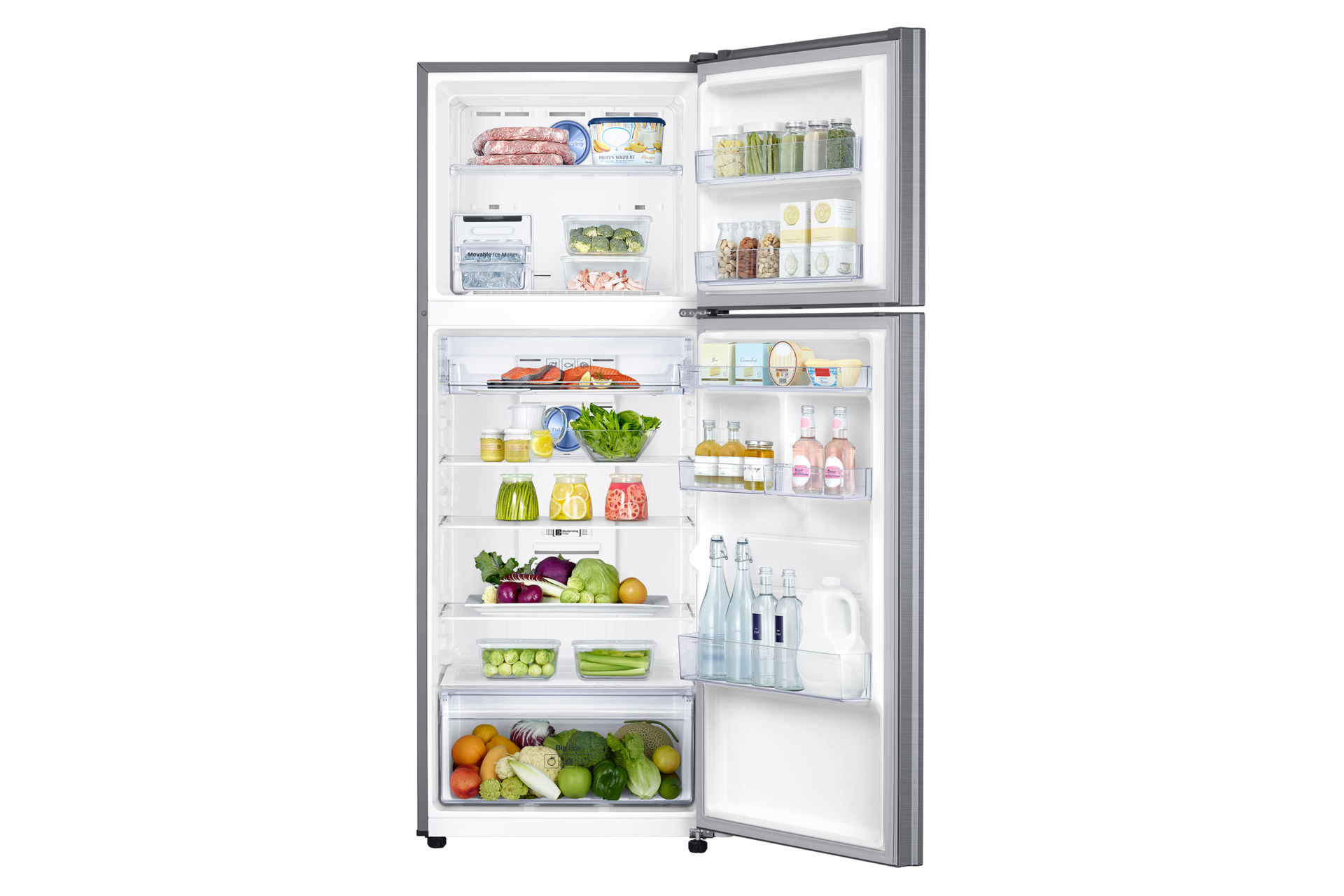 Front Open-With-Food silver