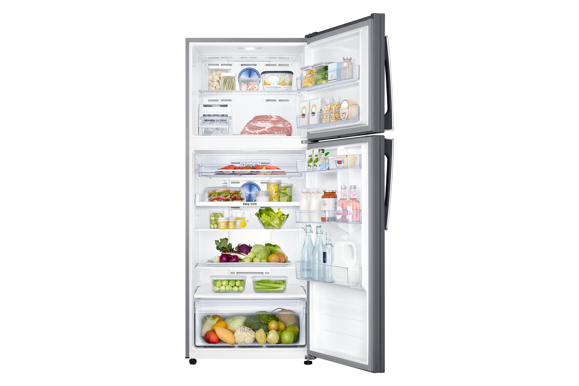 Front Open-With-Food silver