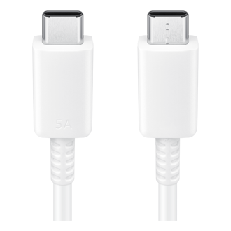 Official Samsung 1m white USB-C to USB-C PD Cable - For Samsung