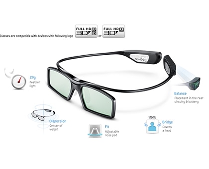 3D Glasses SSG-3500CR | SSG-3500CR/XS | Samsung Hong Kong