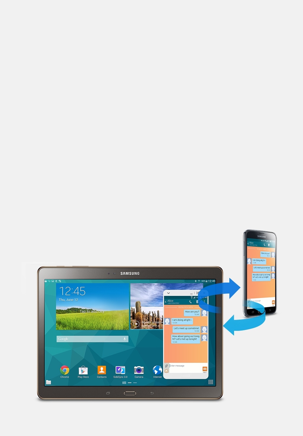 Tablette Samsung Galaxy TAB S 10.5 SM-T805 - 4G tout opérateur