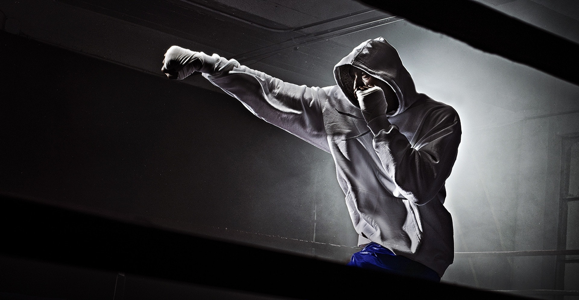 Image of person in a boxing ring