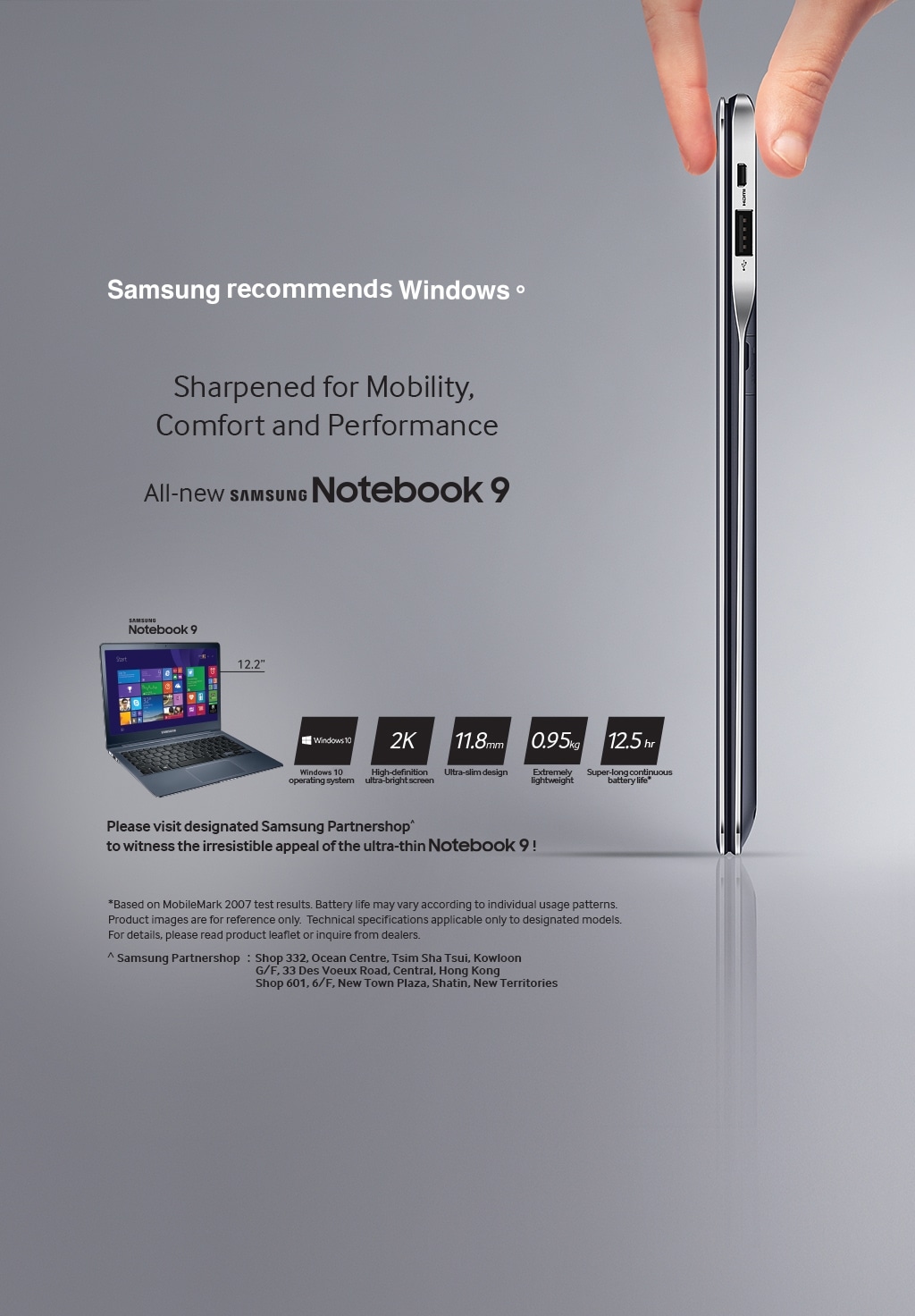 samsung notebook series 9 specifications