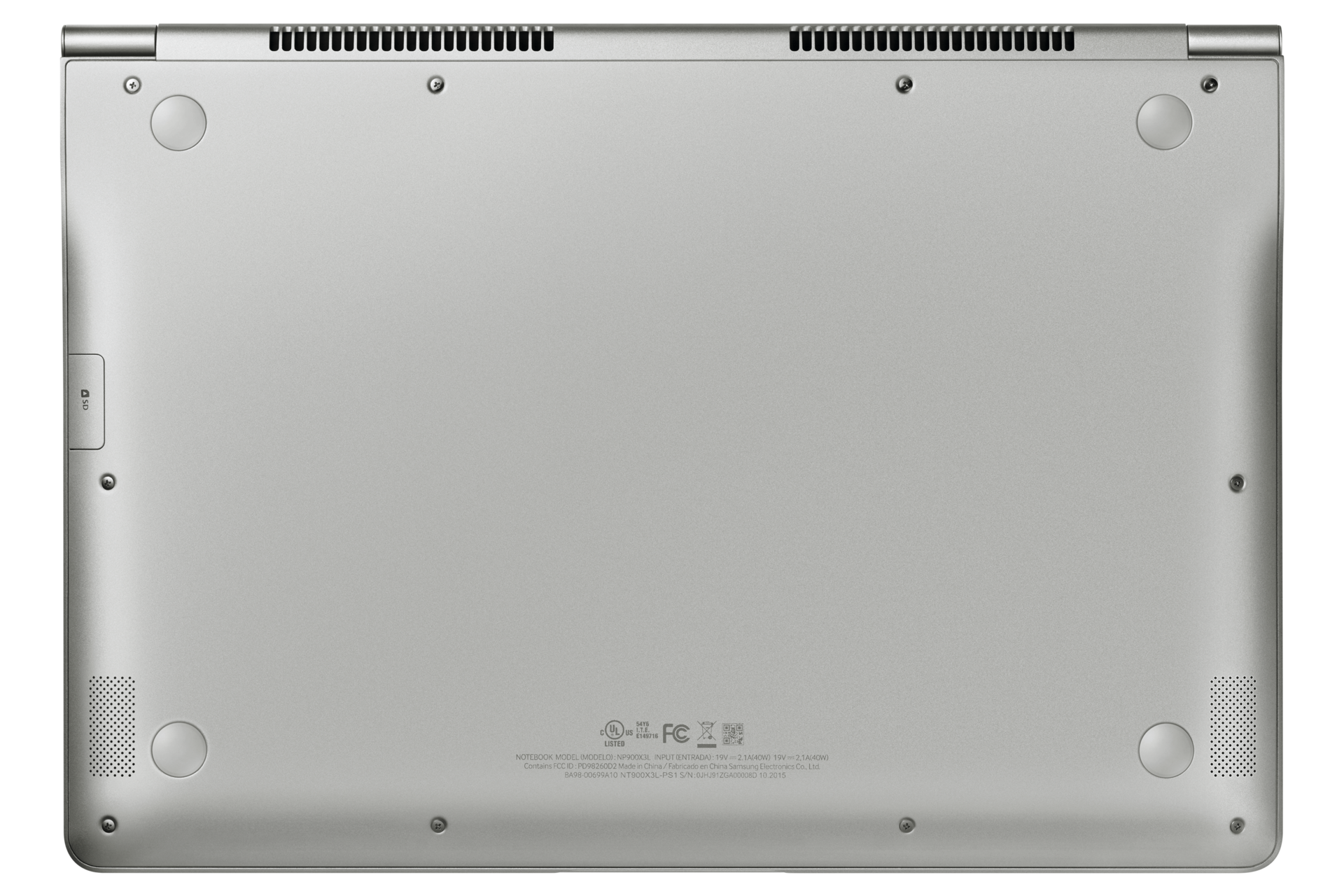 bottom-closed silver