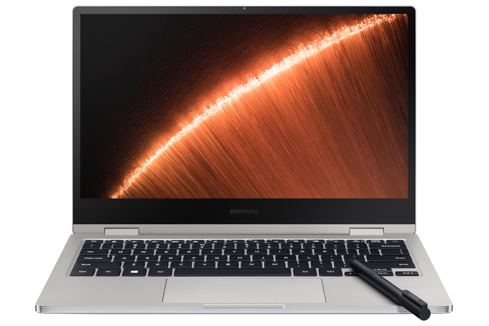 front-open-with-active-pen platinum silver