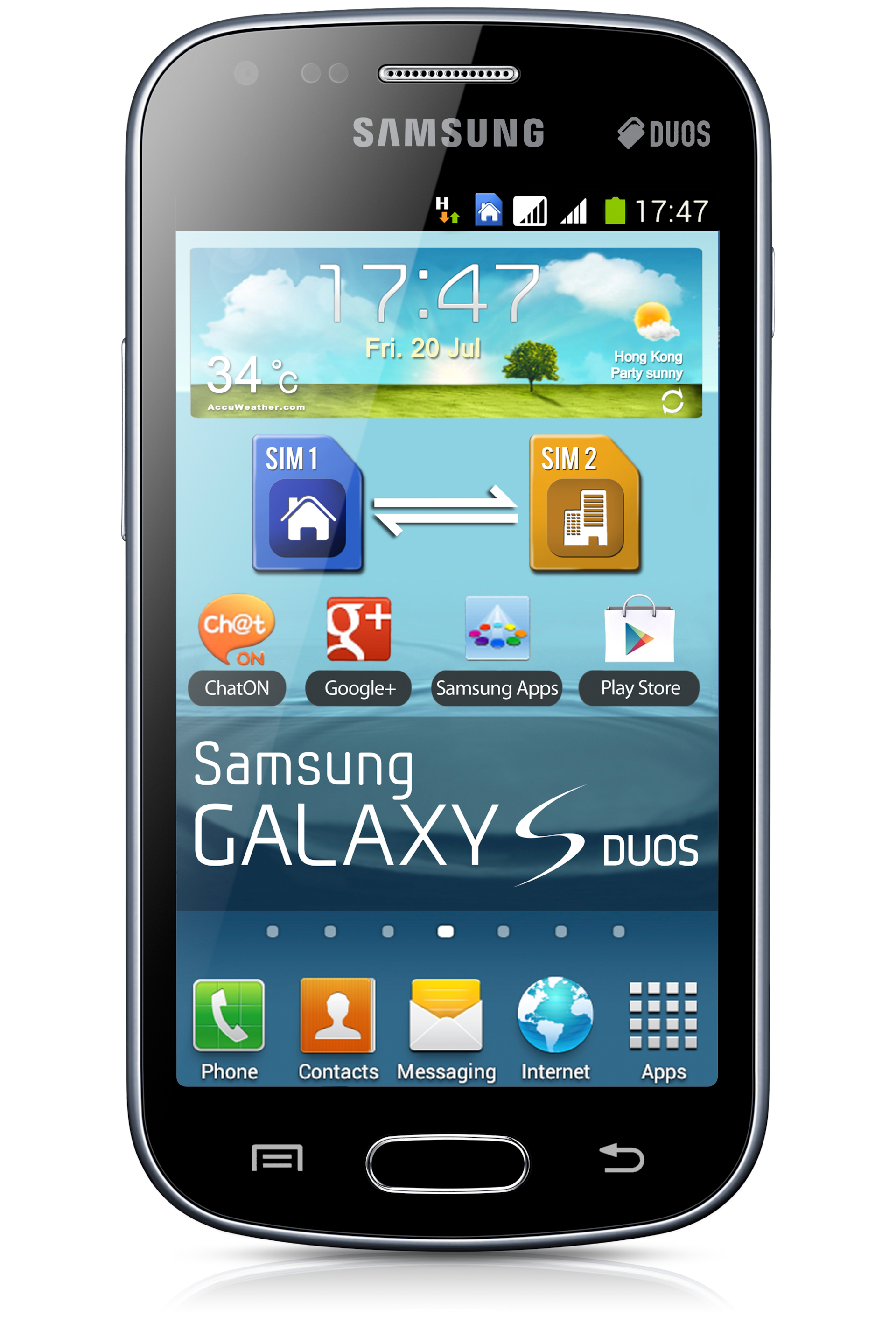Klusjesman Voorbijgaand mogelijkheid GALAXY S Duos | GT-S7562UWATGY | Samsung Hong Kong