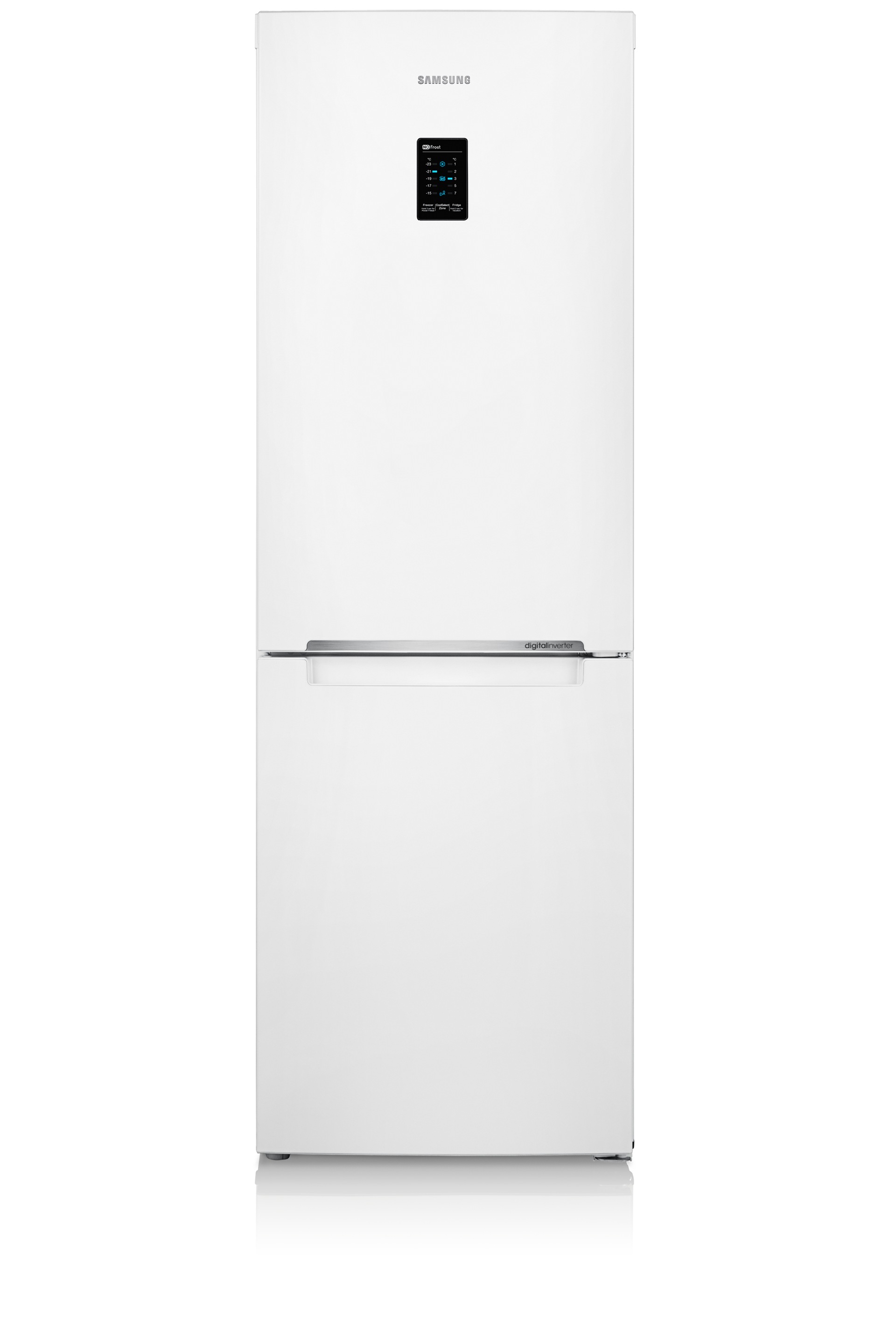 RB29FERNC 2 door Refrigerator 286L Snow White / Charcoal Inox