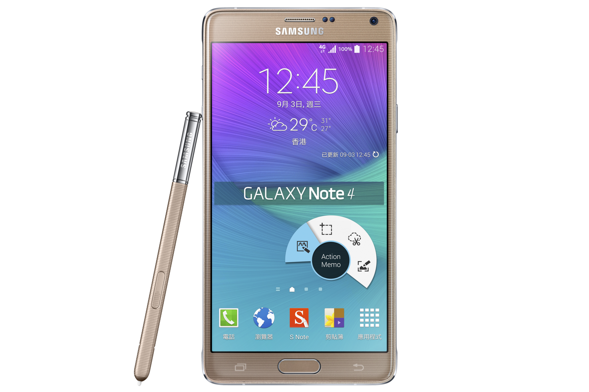 where is action memo on note 4