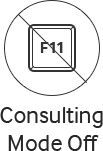Consulting Mode on/off icon image.