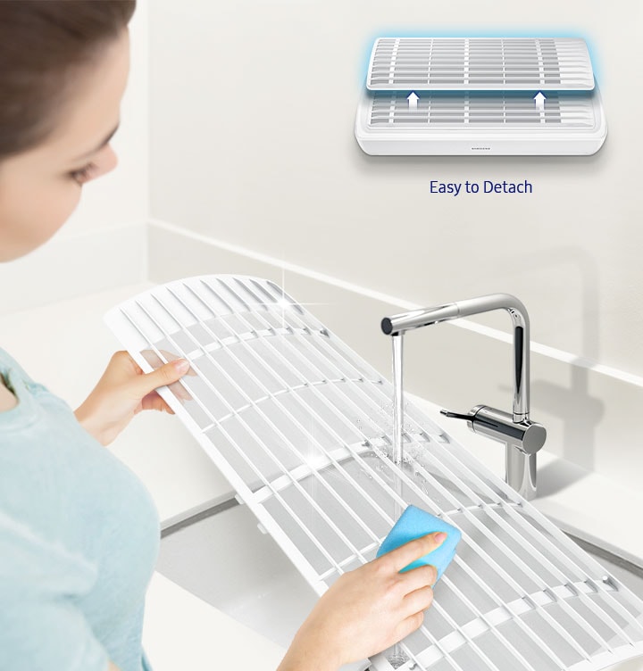 快速簡單  清潔濾網