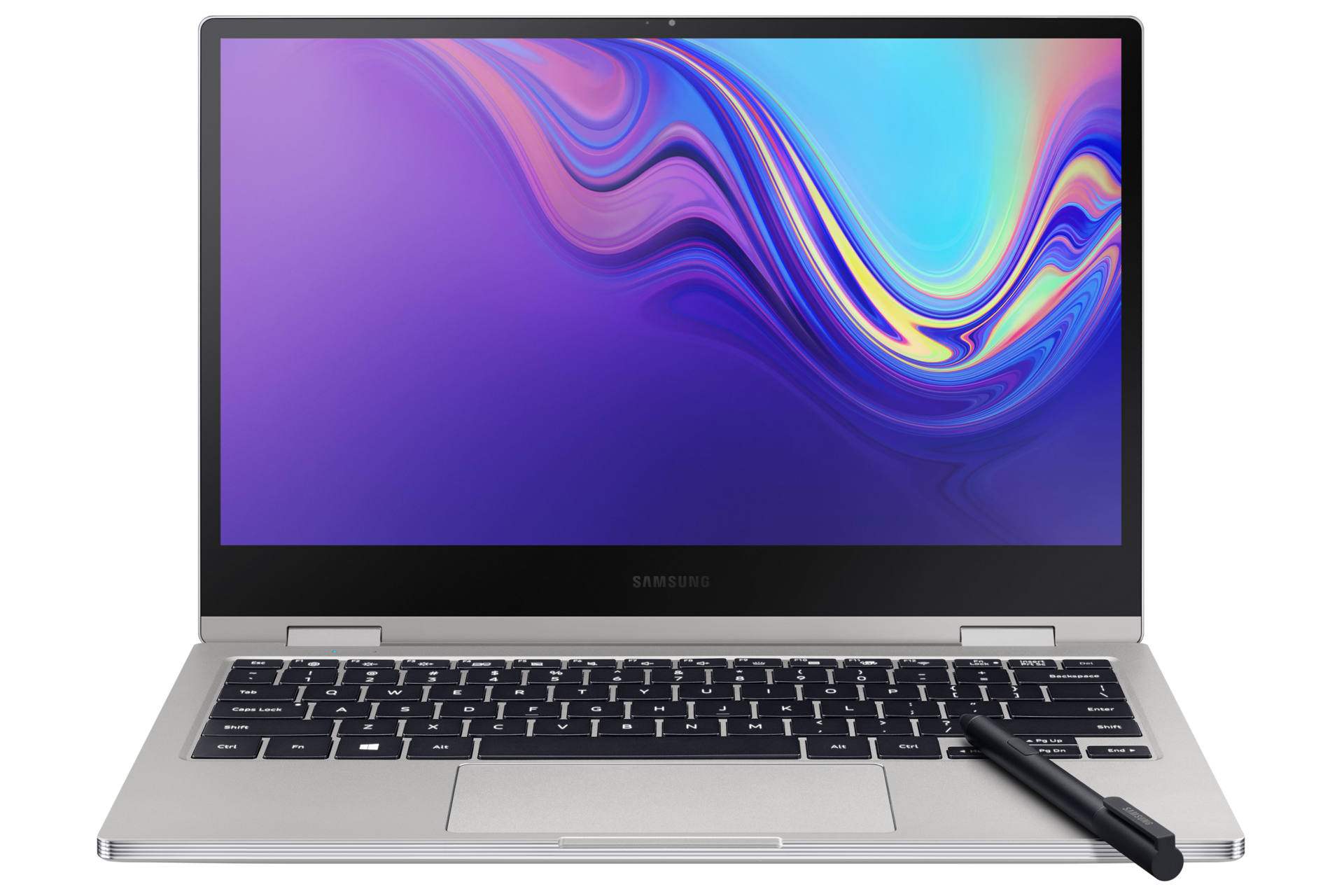 front-open-with-active-pen platinum silver