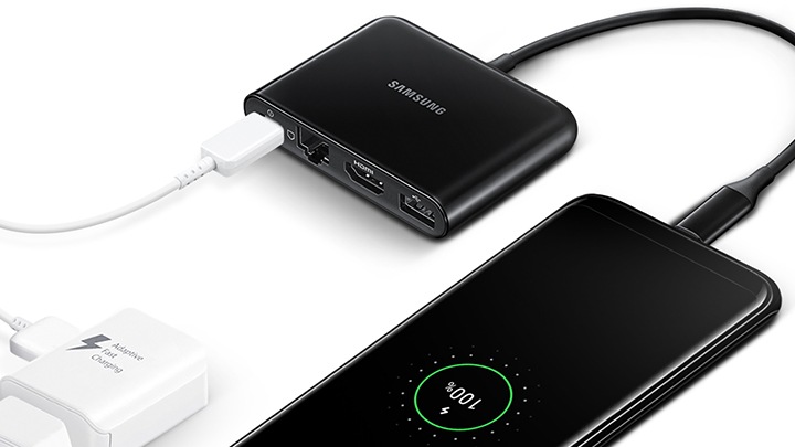 Multi-Port USB-C Adapter, Black Mobile Accessories - EE-P5000BBEGWW