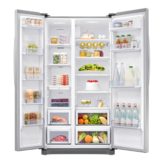 front-open-food silver