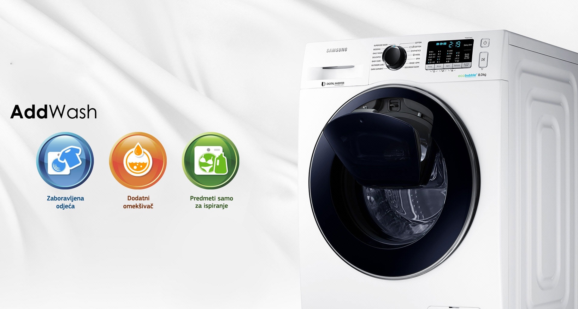 Samsung WW70K5210UW/LE