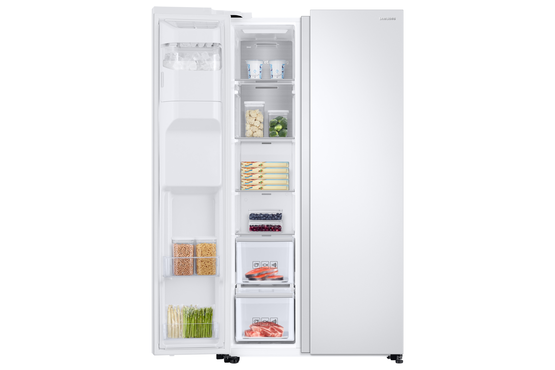 front-left-door-open-with-food white