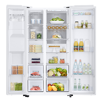 front-open-with-food white