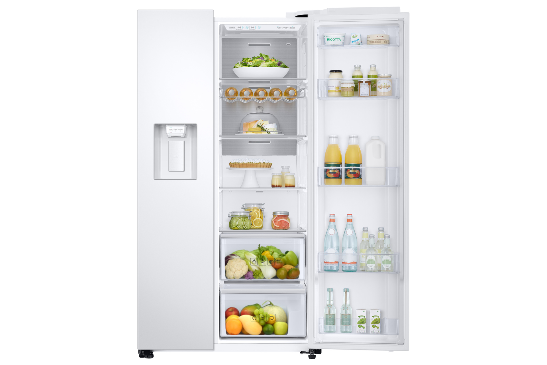 front-right-door-open-with-food white