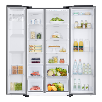 front-open-with-food titanum silver