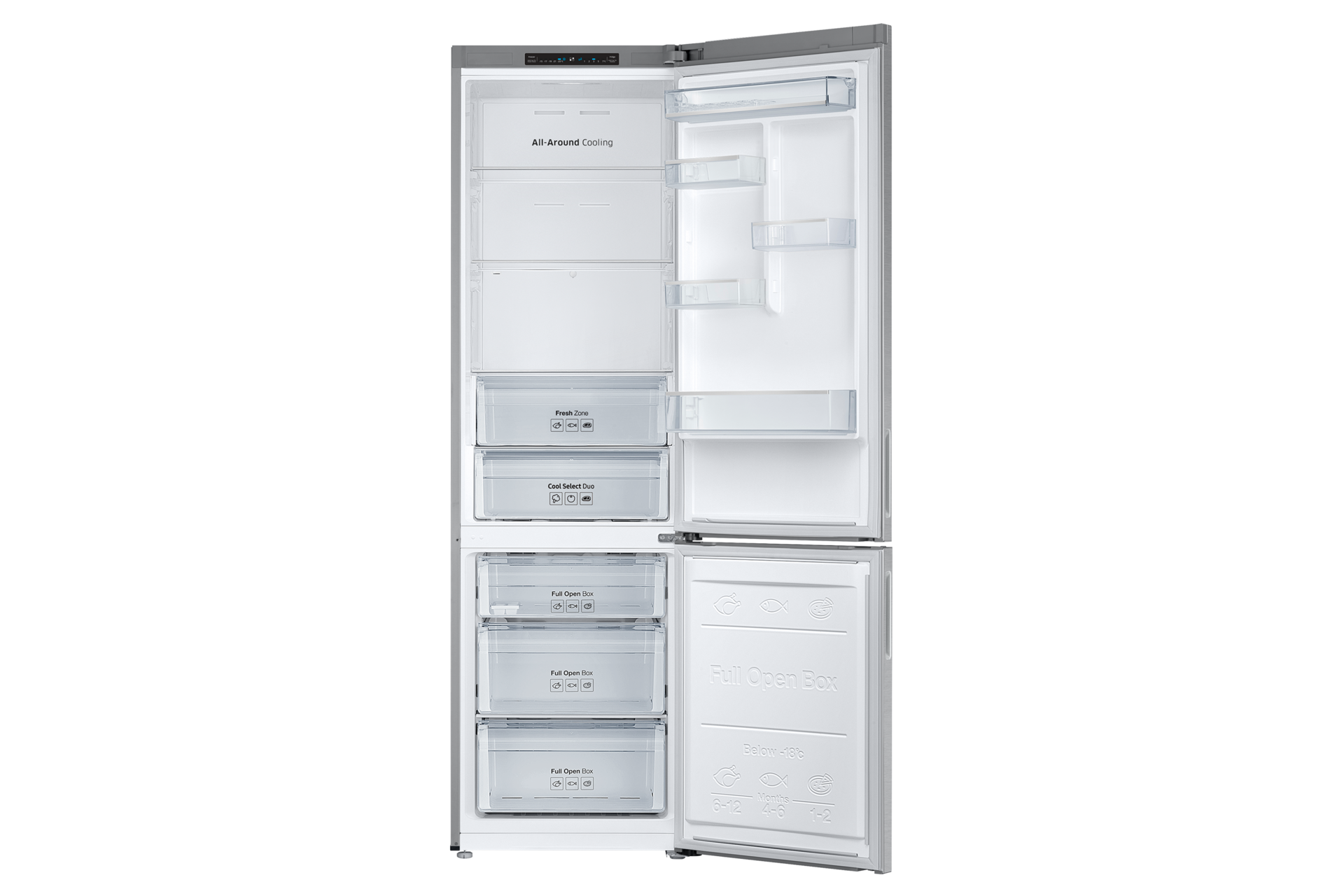 front-open silver mirror